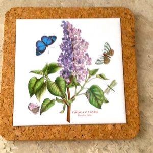 Portmerion botanic garden trivet in cork